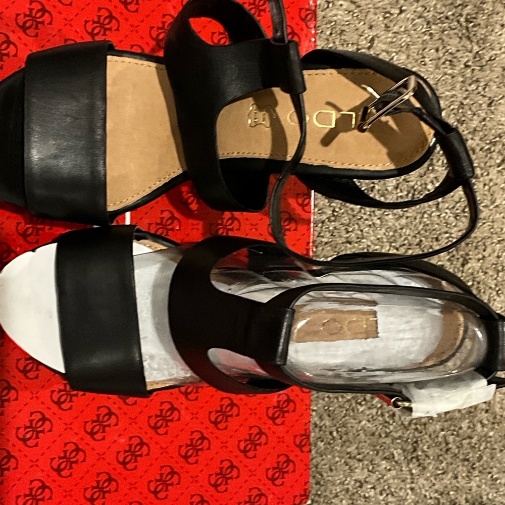 Aldo Black and White Women's Sandals